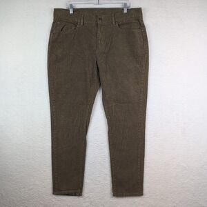 Brooks Brothers Pants Mens 38W 30L Brown Corduroy Slim Fit Classic Casual